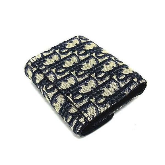 Christian Dior Trotter Saddle Tri-fWallet Blue - Picture 2 of 6